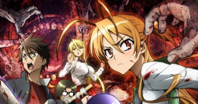 학원묵시록 HIGHSCHOOL OF THE DEAD: 좀비 액션 애니메이션의 명작, 긴장감 넘치는 생존 드라마