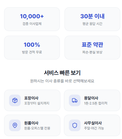 베스트무브의 주요 서비스와 특징을 소개하는 썸네일 이미지