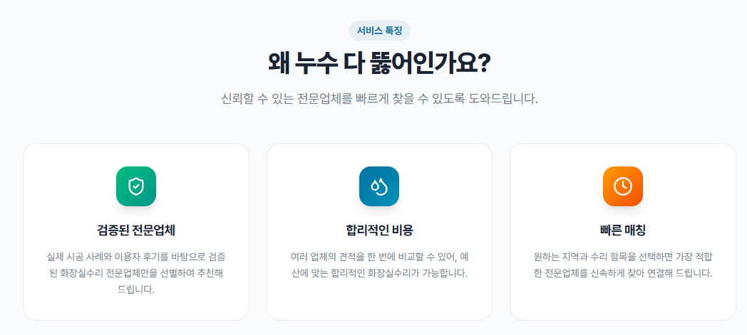 배관 누수 문제를 해결하는 전문 서비스를 소개하는 썸네일 이미지